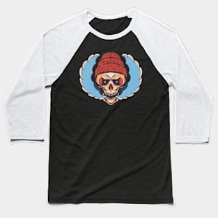 skull monkey smile Baseball T-Shirt